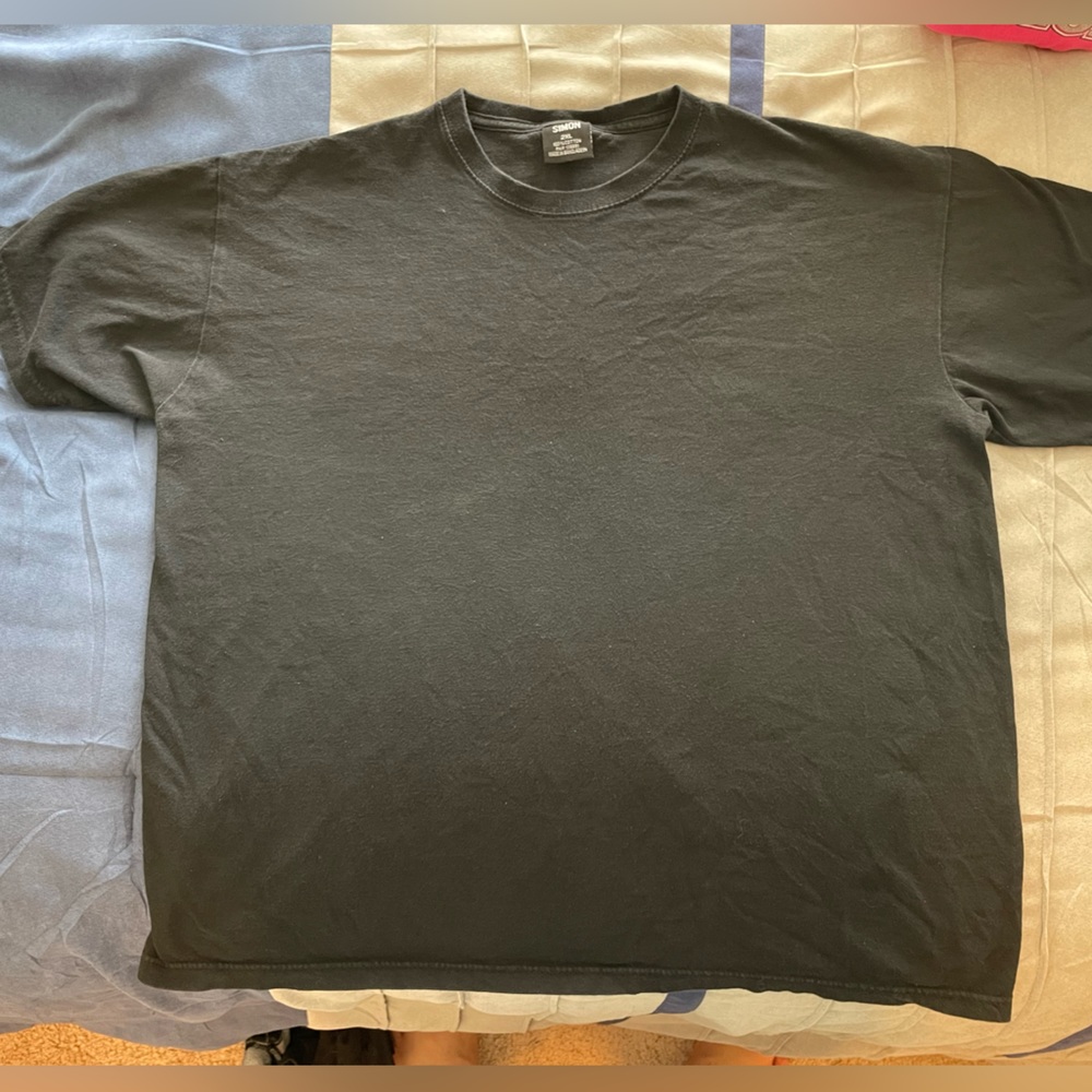 Men 2XL black t shirt